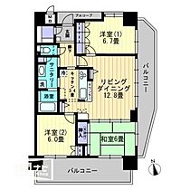 アルファステイツ太田駅西 804 ｜ 香川県高松市太田上町（賃貸マンション3LDK・8階・76.65㎡） その2