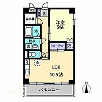 津山マンション 402 ｜ 香川県高松市城東町2丁目（賃貸マンション1LDK・4階・46.17㎡） その2