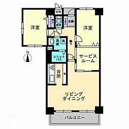 間取図画像 2SLDK