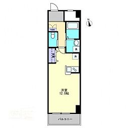 SAMTY栗林公園北 ワンルームの間取図画像