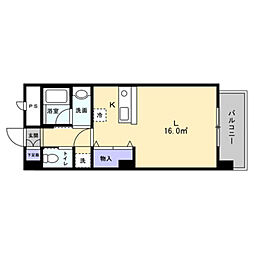 CASAANGELICA 1Kの間取図画像