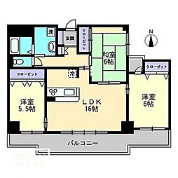 ストーンレイク子の浜A 3LDKの間取図画像