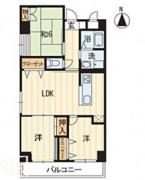 LAKEWEST 3LDKの間取図画像
