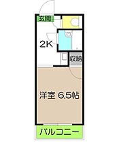 朝倉ルートハイツ 412 ｜ 高知県高知市朝倉（賃貸マンション1K・4階・19.73㎡） その2