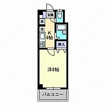 貳室邸マンション 202 ｜ 高知県高知市杉井流（賃貸アパート1K・2階・25.27㎡） その2