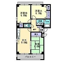 フィネスあざみの 301 ｜ 高知県高知市薊野北町2丁目（賃貸マンション3LDK・3階・62.52㎡） その2