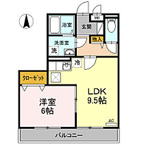 ビレッジ北久保C棟 105 ｜ 高知県高知市北久保（賃貸アパート1LDK・1階・40.24㎡） その2