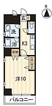 リフュージュ・Ｎ 302 ｜ 高知県高知市廿代町（賃貸マンション1K・3階・30.59㎡） その2