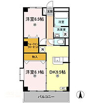 リバーパーク桂 203 ｜ 高知県高知市北川添（賃貸アパート2LDK・2階・56.00㎡） その2