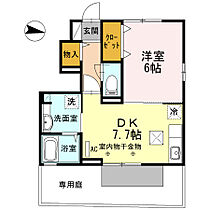 コンフォート倉 101 ｜ 高知県高知市朝倉本町2丁目（賃貸アパート1DK・1階・36.97㎡） その2