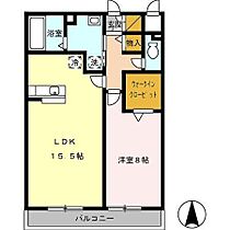 ウィル・フォーレストA棟 102 ｜ 高知県高知市南御座（賃貸アパート1LDK・1階・58.34㎡） その2