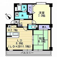 物件の間取り