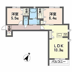 物件の間取り