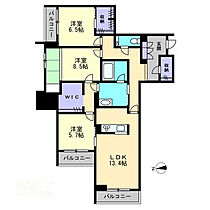 グレースヒル 201 ｜ 岡山県倉敷市大内（賃貸マンション3LDK・2階・94.09㎡） その2