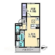 メゾンモナミ 203 ｜ 岡山県倉敷市浜ノ茶屋1丁目（賃貸アパート1LDK・2階・40.19㎡） その2