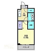 ベラカーサフェリーチェ 208 ｜ 岡山県倉敷市老松町3丁目（賃貸マンション1K・2階・27.20㎡） その2