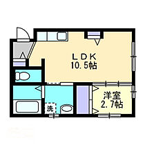 フォルティス四十瀬II 101 ｜ 岡山県倉敷市四十瀬（賃貸アパート1LDK・1階・33.11㎡） その2