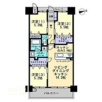 アルファスマート白楽町 903 ｜ 岡山県倉敷市白楽町（賃貸マンション3LDK・9階・70.62㎡） その2