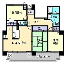 アーバン松浜 202 ｜ 広島県福山市松浜町4丁目（賃貸マンション3LDK・2階・71.09㎡） その2