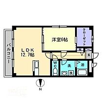 ミレニアム 304 ｜ 広島県福山市手城町4丁目（賃貸マンション1LDK・3階・47.72㎡） その2