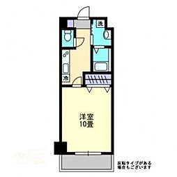 MJマンション 1Kの間取図画像