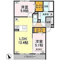物件の間取り