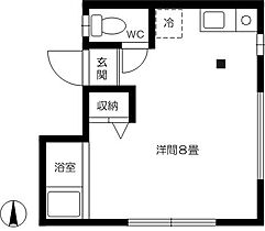 ピッコロ  ｜ 東京都国分寺市並木町1丁目7-7（賃貸アパート1R・1階・18.00㎡） その2