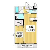 コンフォーティア伊那中央B  ｜ 長野県伊那市中央（賃貸マンション1LDK・4階・46.44㎡） その2