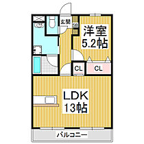 レジデンス箕輪  ｜ 長野県上伊那郡箕輪町大字中箕輪（賃貸マンション1LDK・1階・46.20㎡） その2