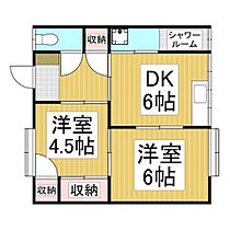 ハイツ伊那北  ｜ 長野県伊那市山寺（賃貸アパート2K・1階・40.50㎡） その2