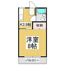 東栄マンション  ｜ 長野県伊那市狐島（賃貸マンション1K・2階・22.68㎡） その2