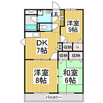 ラフィネ伊那  ｜ 長野県伊那市境（賃貸マンション3LDK・2階・58.50㎡） その2