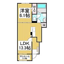 メゾン・サピー　II  ｜ 長野県駒ヶ根市赤穂（賃貸アパート1LDK・1階・50.05㎡） その2