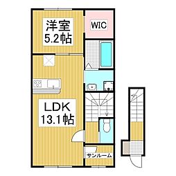 First Light I 1LDKの間取図画像