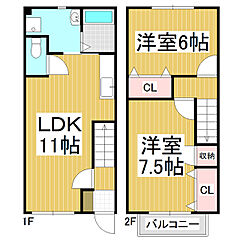 物件の間取り