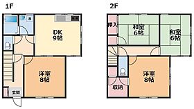 メゾンド浜田 C ｜ 愛媛県松山市正円寺2丁目3-17（賃貸タウンハウス4SDK・1階・78.02㎡） その2