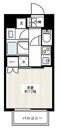 サンウッド錦糸町フラッツ 1Kの間取図画像