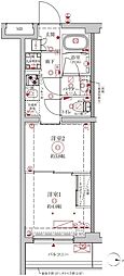 クレイシアIDZ大泉学園 2Kの間取図画像