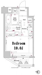アクサス中野レジデンス ワンルームの間取図画像