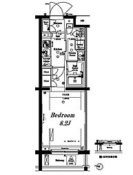 ARKMARK新中野 1Kの間取図画像