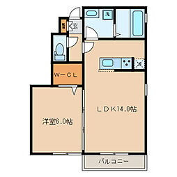 ローズガーデン 1階/-