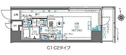 ZOOM東新宿 ワンルームの間取図画像