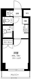 エクセリア荻窪 1Kの間取図画像