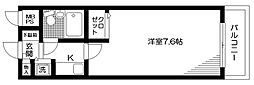 日神パレステージ三軒茶屋 1Kの間取図画像