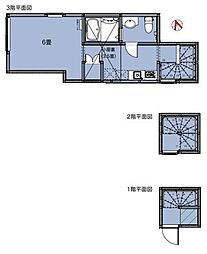 FAIR町屋 ワンルームの間取図画像