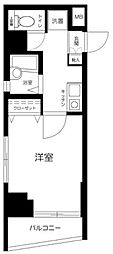 プレール日本橋壱番館 1Kの間取図画像