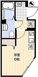 サンシエ中野新橋 1Kの間取図画像