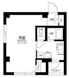 IPLACE 1Kの間取図画像