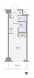 菱和パレス世田谷桜新町 1Kの間取図画像