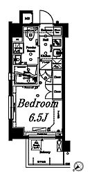 AXAS武蔵小山アジールコート 1Kの間取図画像